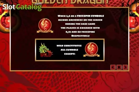 Скрин6. Golden Dragon (PlayPearls) слот