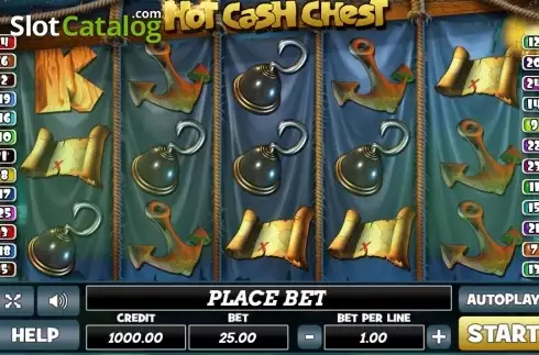 Скрин2. Hot Cash Chest слот