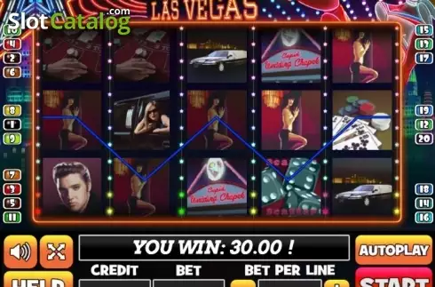 Скрин3. Las Vegas (PlayPearls) слот
