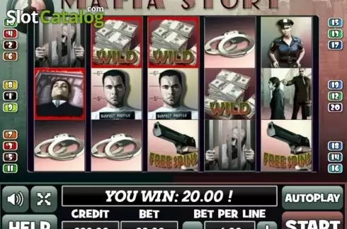 Скрин3. Mafia Story слот