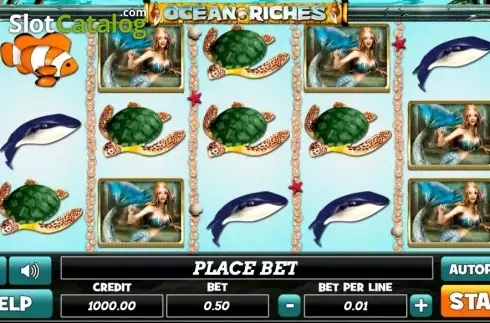 Скрин2. Ocean Riches (PlayPearl) слот