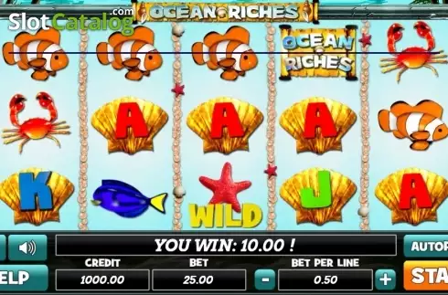 Скрин3. Ocean Riches (PlayPearl) слот