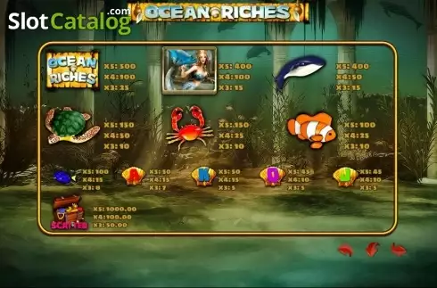 Скрин4. Ocean Riches (PlayPearl) слот