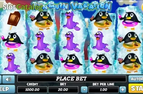 Скрин2. Penguin Vacation (PlayPearls) слот