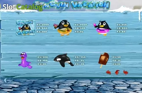 Скрин4. Penguin Vacation (PlayPearls) слот