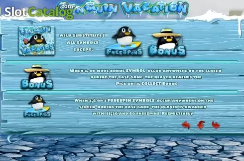 Скрин7. Penguin Vacation (PlayPearls) слот