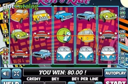 Скрин3. Roll and Ride слот