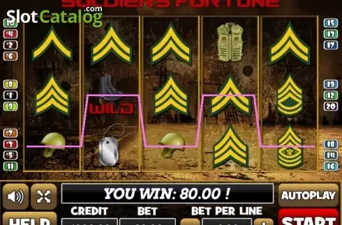Скрин3. Soldiers Fortune слот