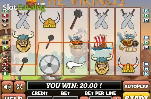 Скрин3. The Vikings (PlayPearls) слот