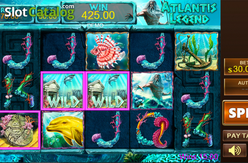 Скрин3. Atlantis Legend слот