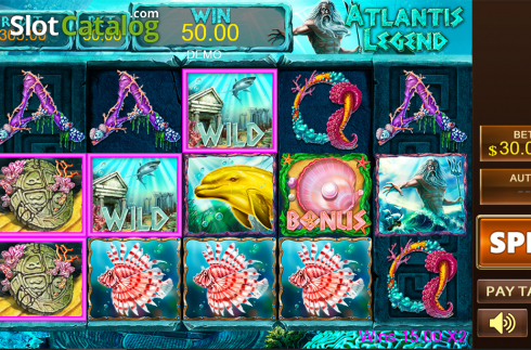 Скрин4. Atlantis Legend слот