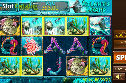 Скрин5. Atlantis Legend слот