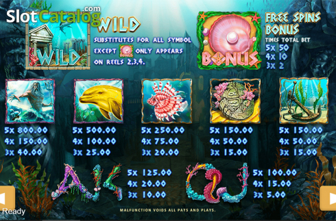 Скрин6. Atlantis Legend слот