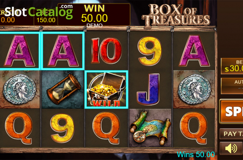 Скрин4. Box of Treasures слот