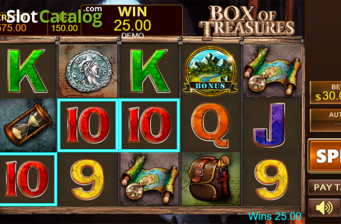 Скрин5. Box of Treasures слот
