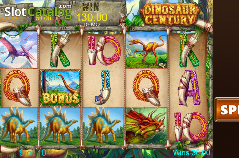 Скрин6. Dinosaur Century слот