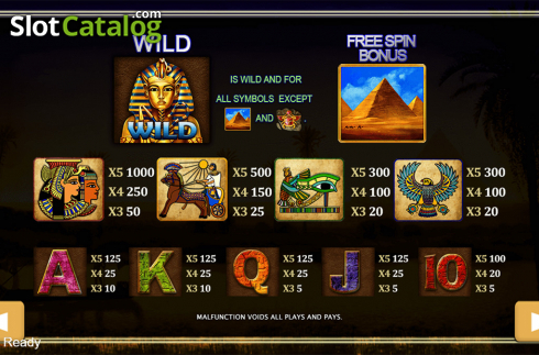 Скрин6. Egypt (PlayStar) слот