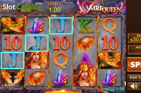 Скрин5. Fire Queen (PlayStar) слот