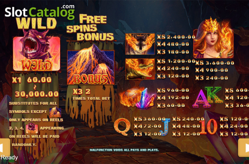 Скрин7. Fire Queen (PlayStar) слот