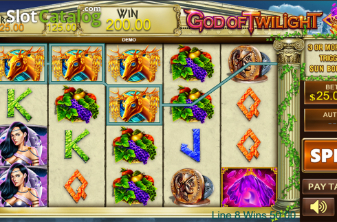 Скрин4. God of Twilight слот