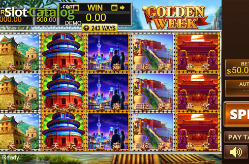Скрин2. Golden Week (PlayStar) слот