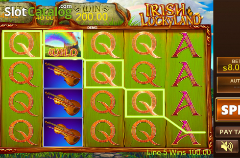 Скрин3. Irish Lucky Land слот