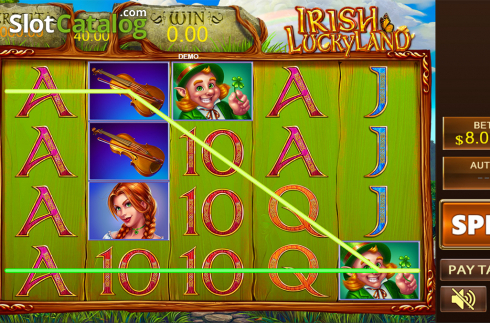 Скрин4. Irish Lucky Land слот