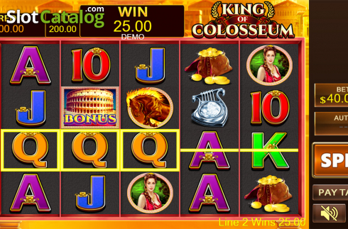 Скрин3. King Of Colosseum слот
