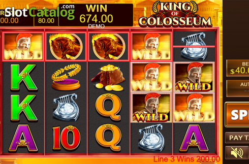 Скрин6. King Of Colosseum слот