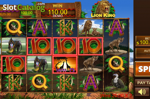 Скрин6. Lion King слот