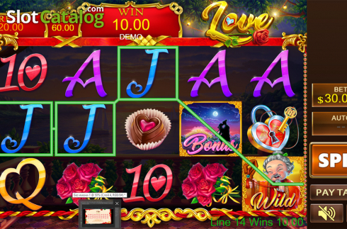 Скрин3. Love (PlayStar) слот