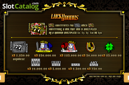 Скрин7. Lucky Poker (PlayStar) слот