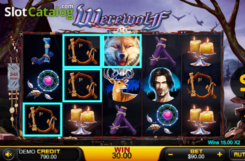 Скрин4. Werewolf (PlayStar) слот