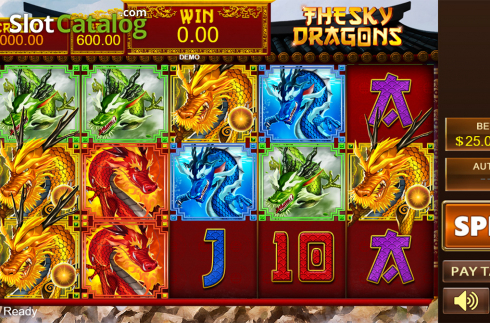 Скрин2. The Sky Dragons слот