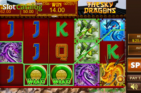Скрин6. The Sky Dragons слот