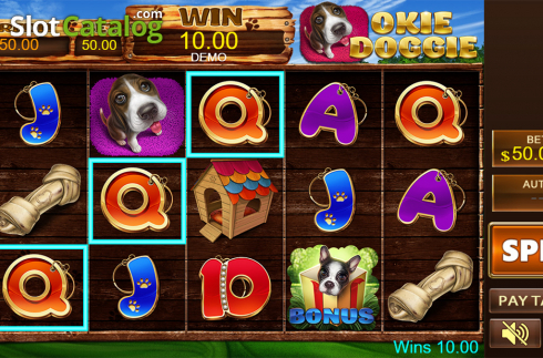 Скрин3. Okie Doggie слот