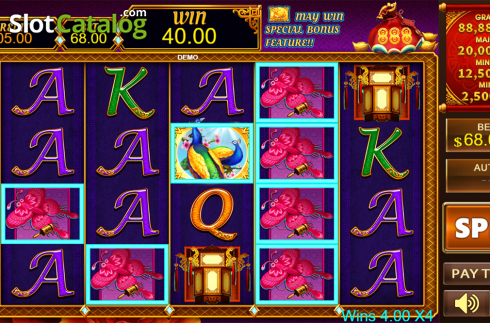 Скрин4. Peacock King слот