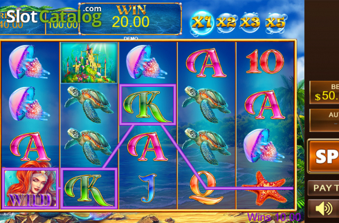 Скрин7. Princess Mermaid слот