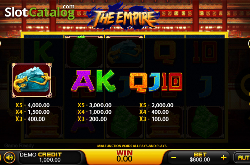 Скрин8. The Empire (PlayStar) слот