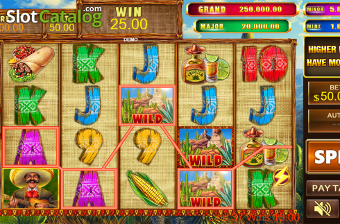 Скрин4. Viva Mexico (PlayStar) слот