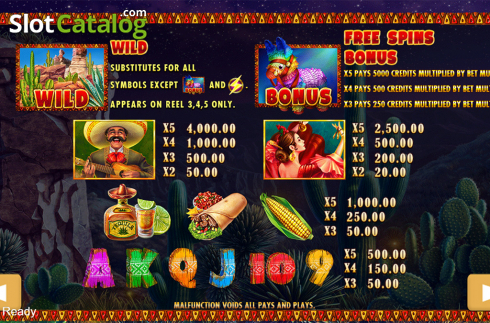 Скрин8. Viva Mexico (PlayStar) слот
