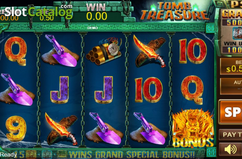 Скрин2. Tomb Treasure слот