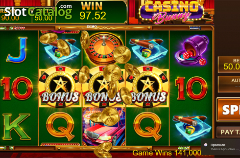 Скрин9. Casino Bunny слот