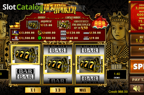 Скрин4. Lucky Poker 2 слот