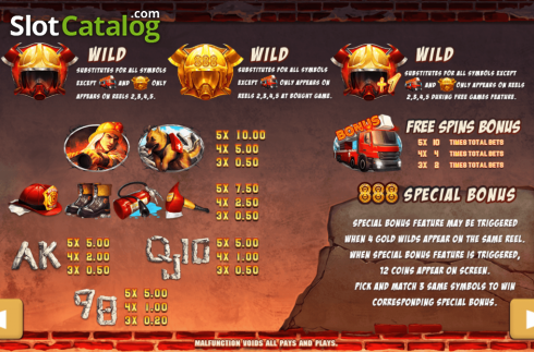 Скрин5. Fire Hero 2 слот