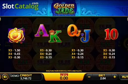 Скрин9. Golden Jade слот