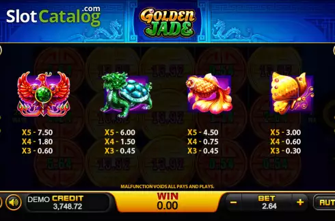 Скрин8. Golden Jade слот