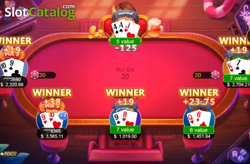 Скрин3. Pok Deng (PlayStar) слот
