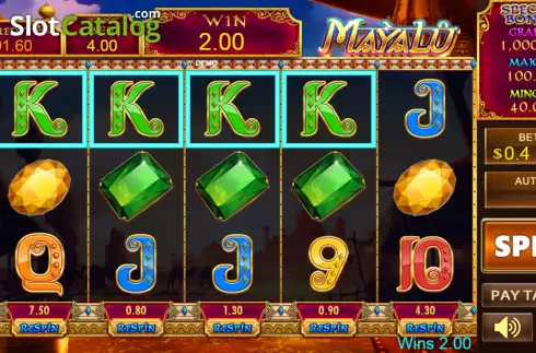 Скрин3. Mayalu слот