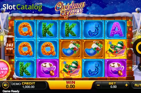 Скрин2. Feature Buy Christmas Express слот